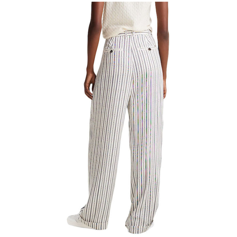 TOMMY HILFIGER Fluid vis stp rlxd straight pant